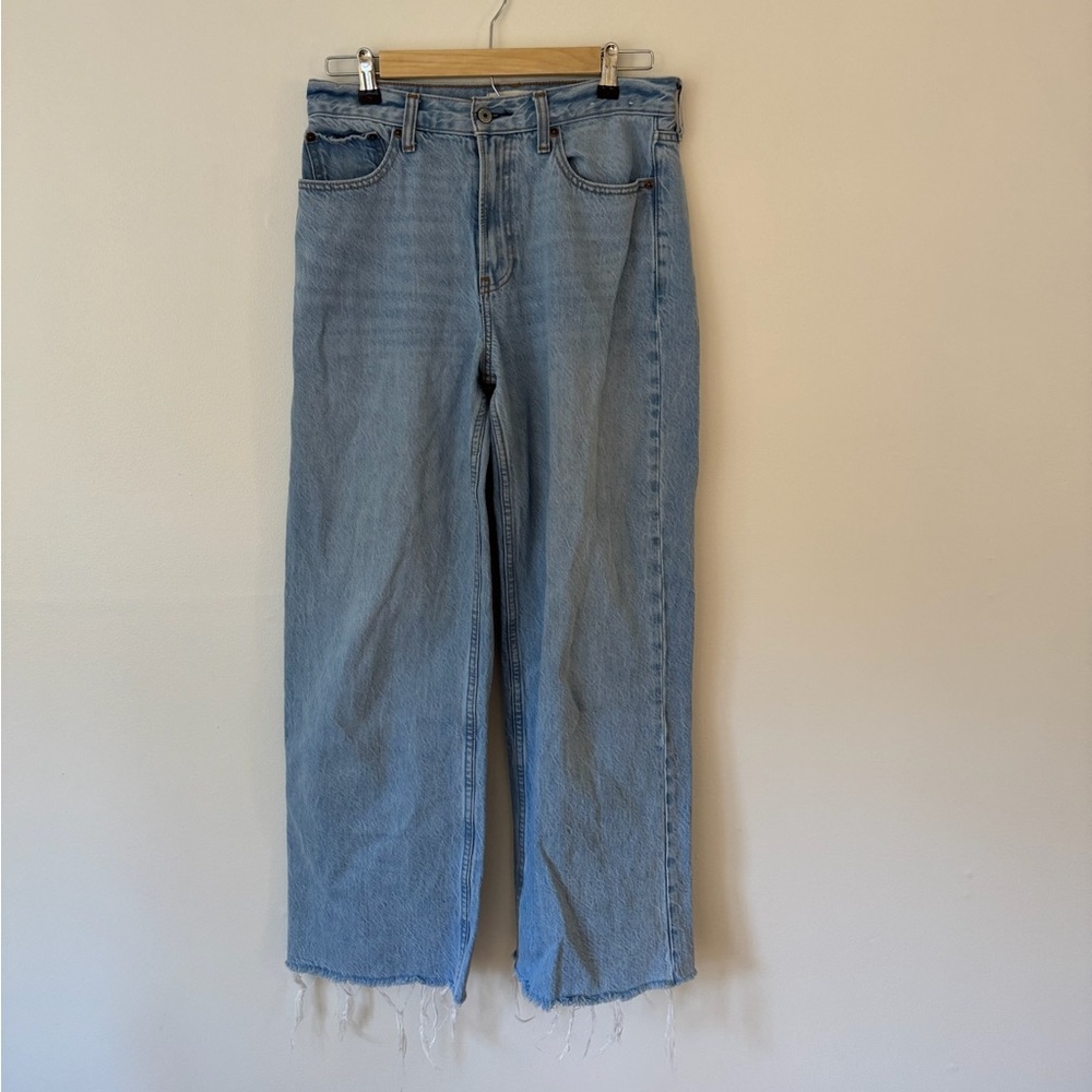 Abercrombie & Fitch Light Blue Straight Leg Jeans